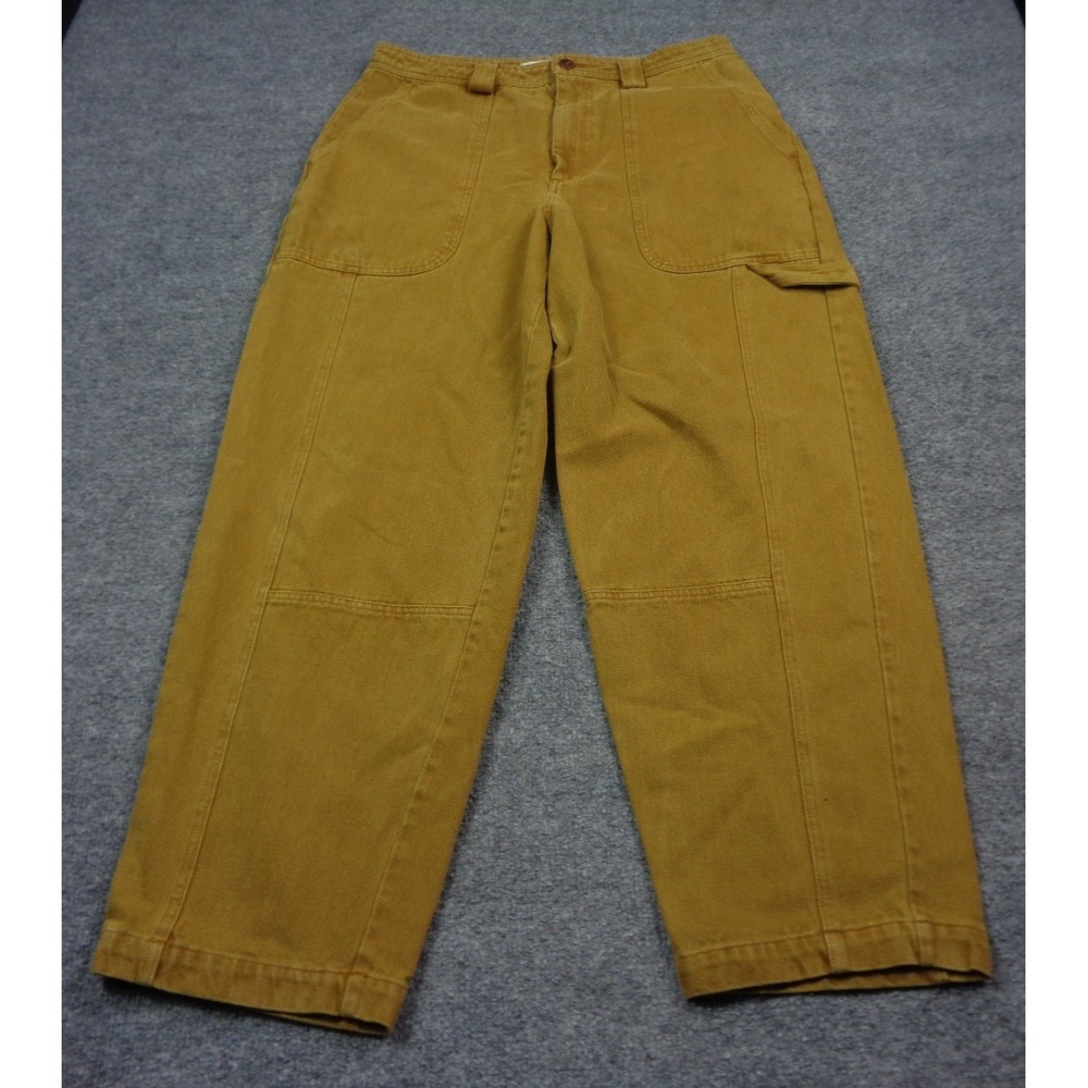 Alex Mill Phoebe Pant Army Womens 31 Gold High Rise Upcycled Denim